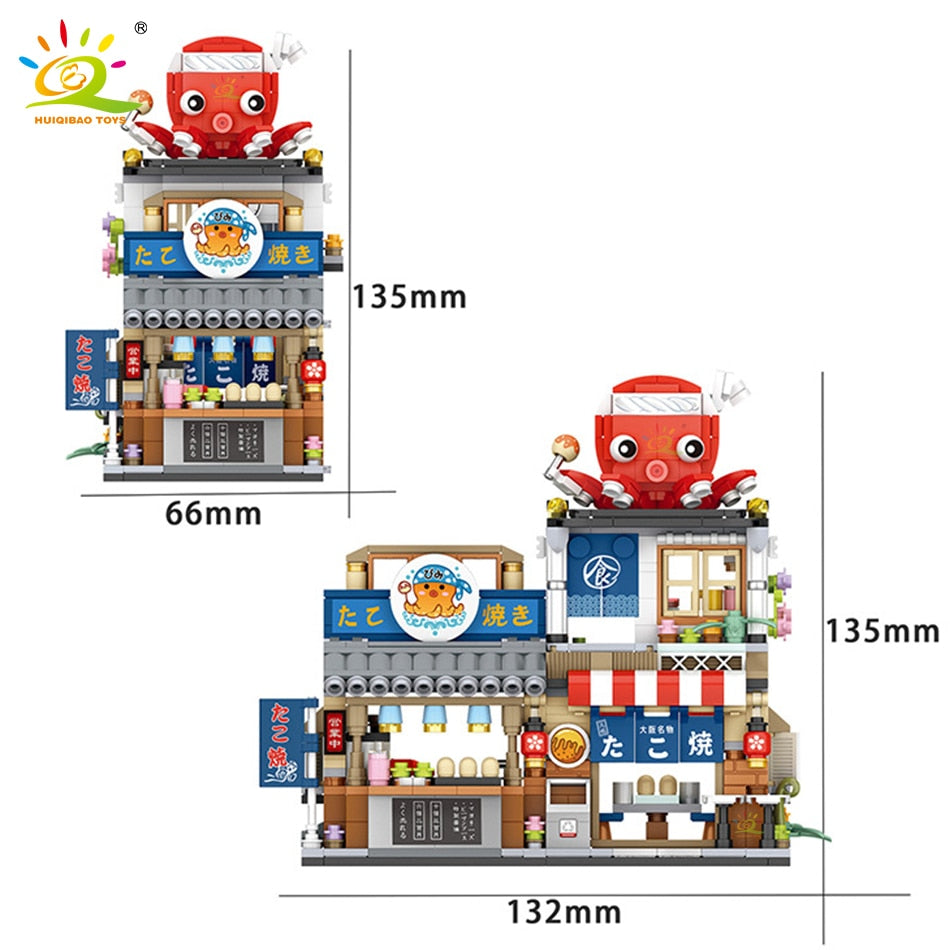 HUIQIBAO City Mini Chinese Street View Grocery Store - BestShop