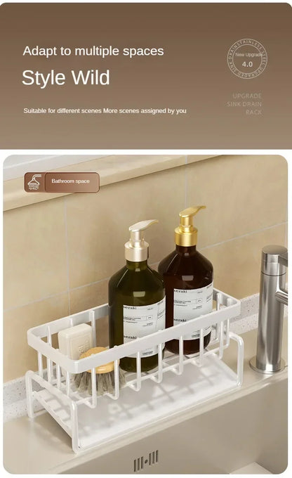 Multifunctional Sponge Rack Drainer Kitchen Shelf