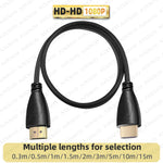 Load image into Gallery viewer, AIXXCO 0.5M 1.5M 1M 2M 3M 5M 10M 15M Gold Plated HDMI-compatible Cable 1.4 1080p 3D video cables for HDTV Splitter Switcher
