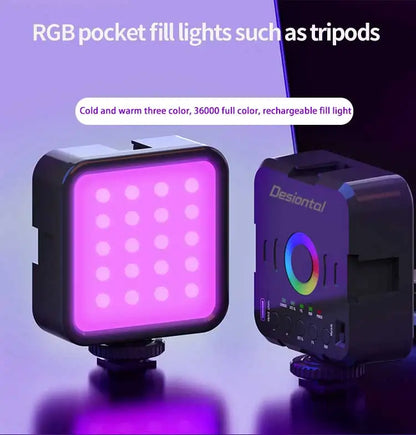 Mini RGB Hot Boot Live Photography LED