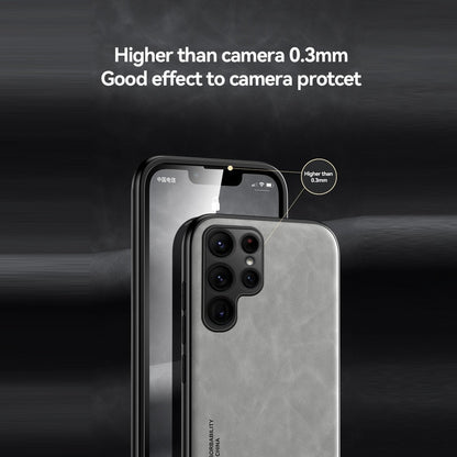Magnetic Sheepskin Leather Case For Samsung Galaxy - BestShop