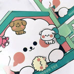 Load image into Gallery viewer, Paper Waffle Quiet Colorful Bread Cartoon Book
