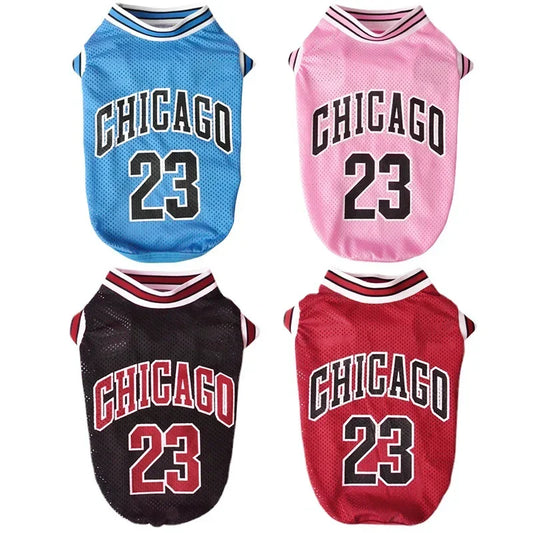 Mesh Breathable Basketball Dog Clothes