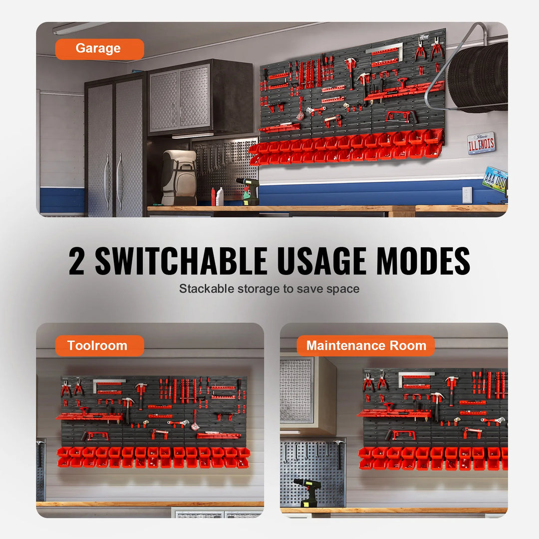 VEVOR Wall Mounted Storage Bins