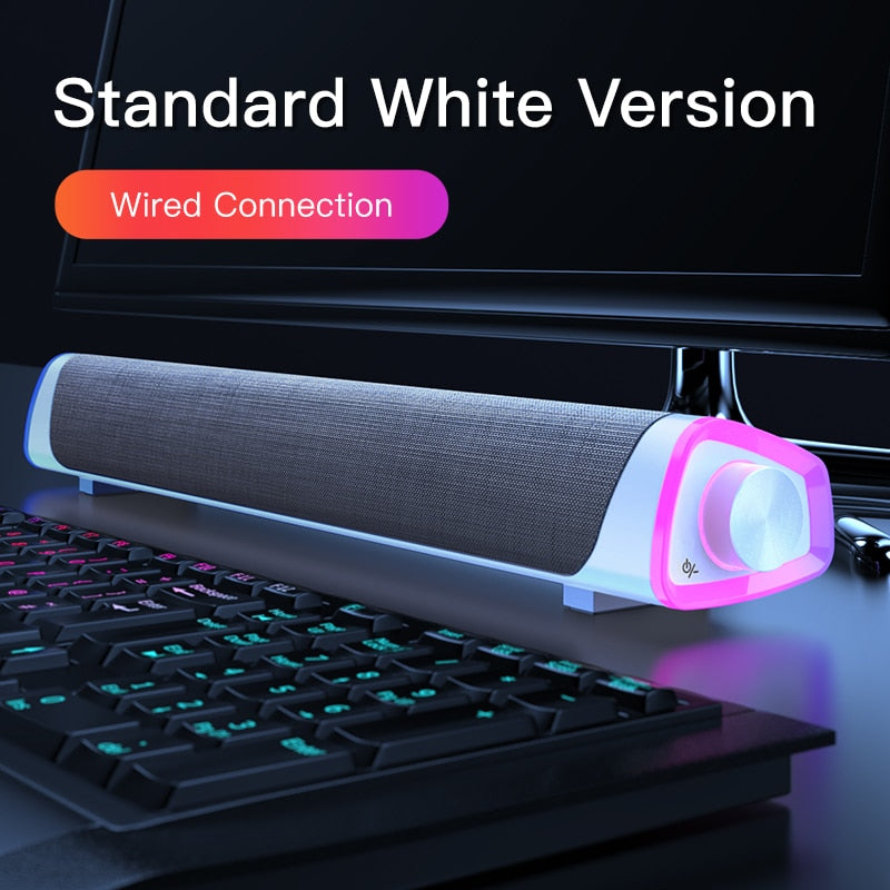 4D Computer Speaker Bar Stereo Sound Subwoofer Bluetooth Speaker - BestShop