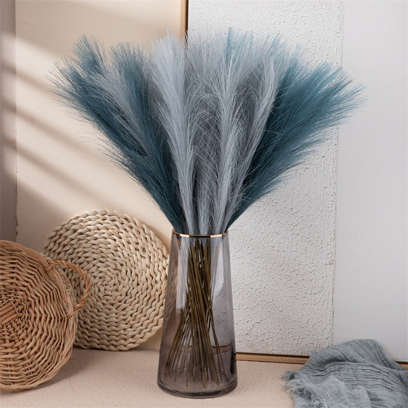 10pcs Silk Pampas Grass Decor Artificial Flowers - BestShop
