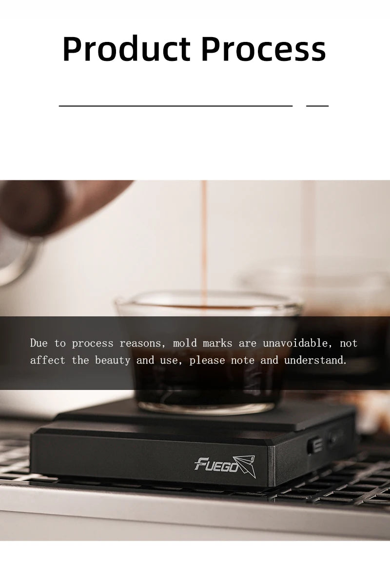 Fuego Kitchen Coffee Scale with Timer
