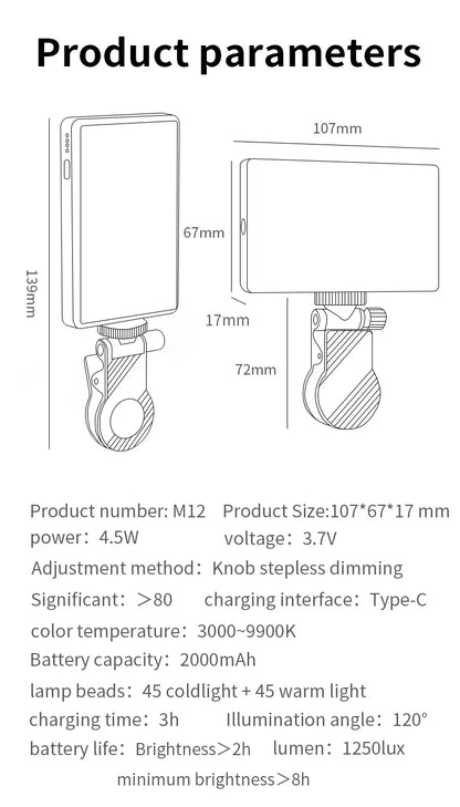 Multifunctional Fill Light FOR Camera Shot
