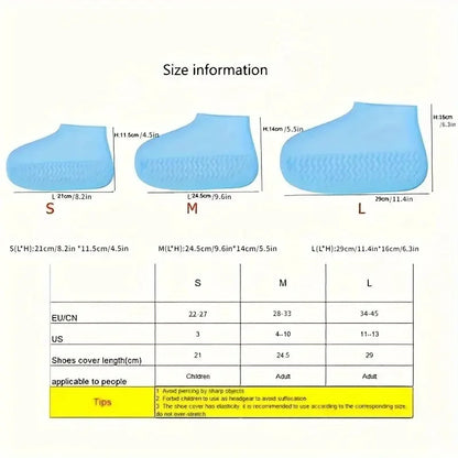 Rubber Rain Boot Overshoes For Outdoor