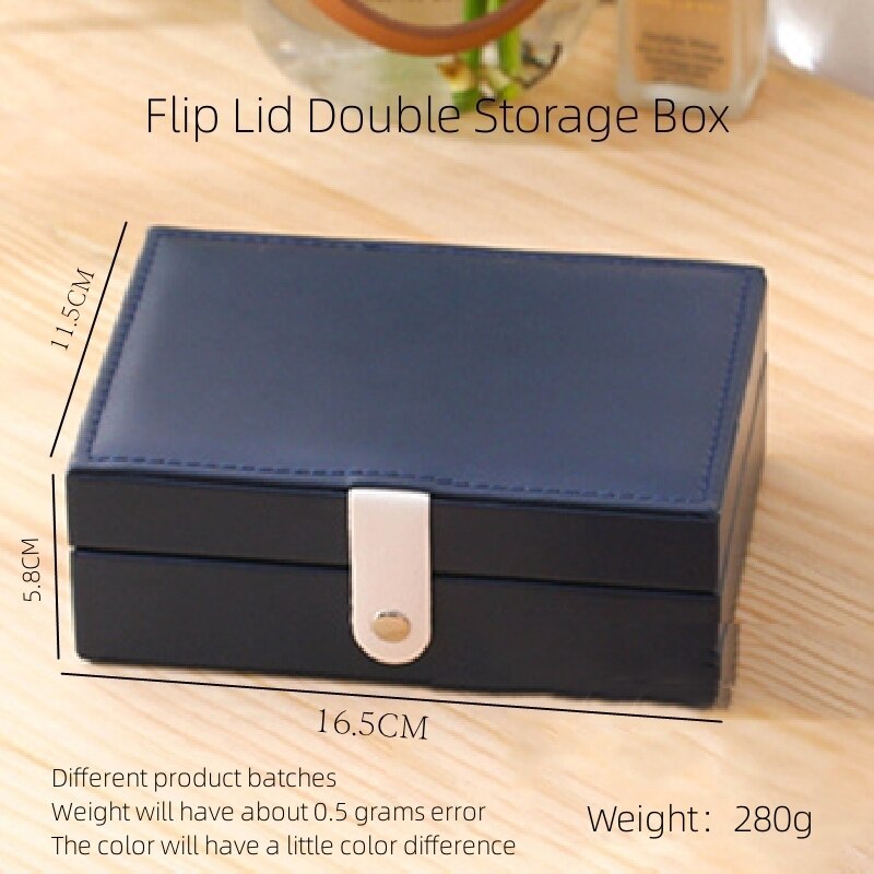 Double Layer Storage Portable Jewelry Box - BestShop