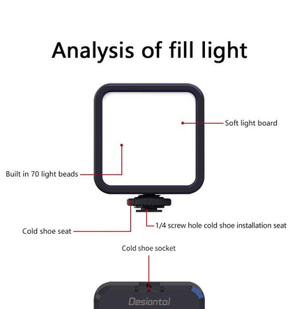 Mini RGB Hot Boot Live Photography LED