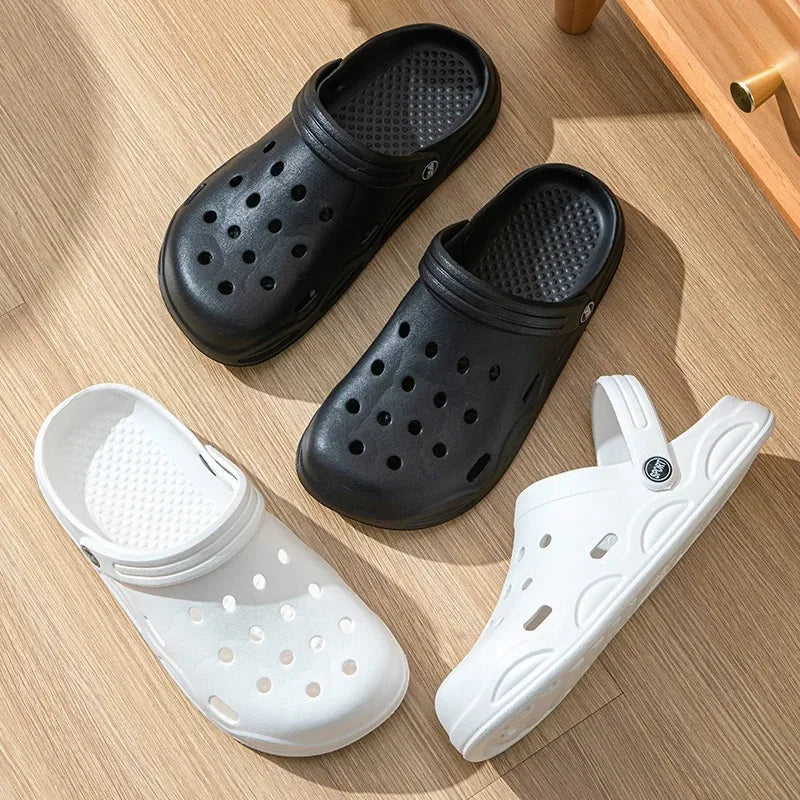 Summer Hollow Out Closed Toe Sandals