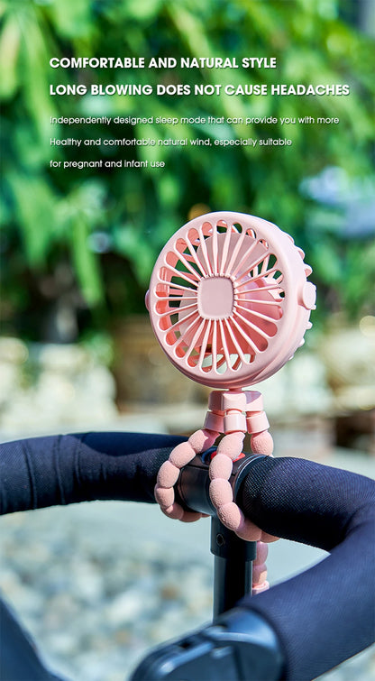 Portable Oscillating Pram Mini Fan Mini