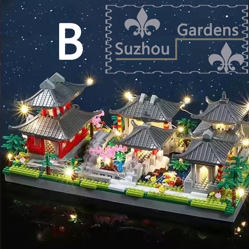 China Suzhou Classic Garden Series Famous Building Block Set - BestShop