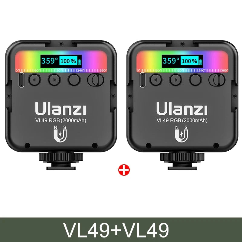 Ulanzi VL49 Full Color RGB LED Video Light