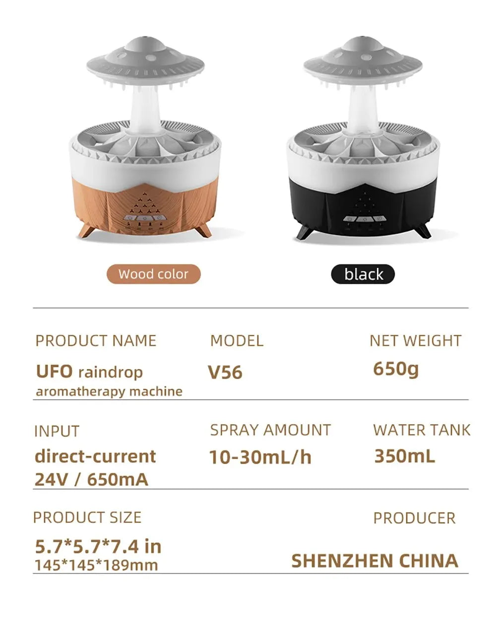 Air Humidifier Ultrasonic Aromatherapy Diffusers