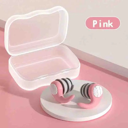 Soft Silicone Earplugs with Noise Cancellation