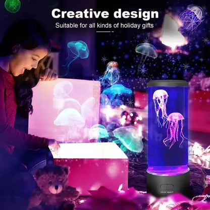 Lámpara LED de medusas de 7 colores 