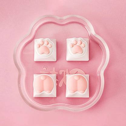 Cute Cat Paw Keycaps For Mechanical Keyboard 1PC