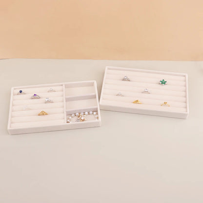Velvet Jewelry Tray Storage Drawer