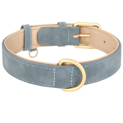 Durable Leather Dog Collar