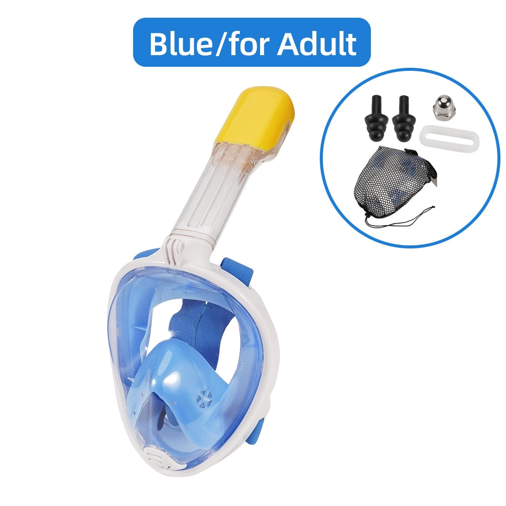 Full Face Snorkel Mask Wide View - BestShop