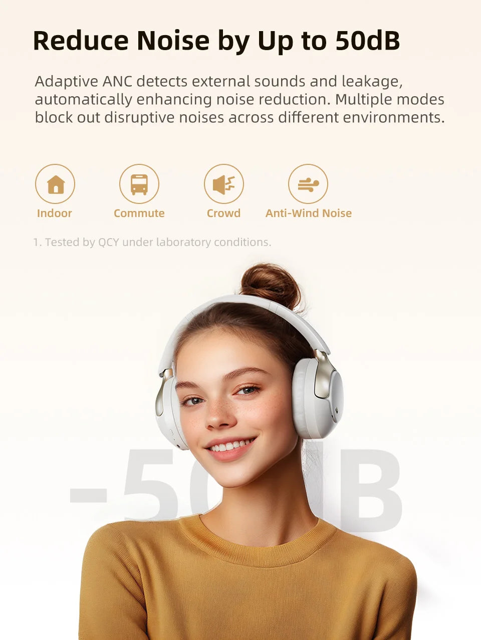 QCY H3 Pro ANC Wireless Headphone