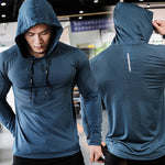 Load image into Gallery viewer, Mens Fitness Tracksuit Running Sport Hoodie - BestShop
