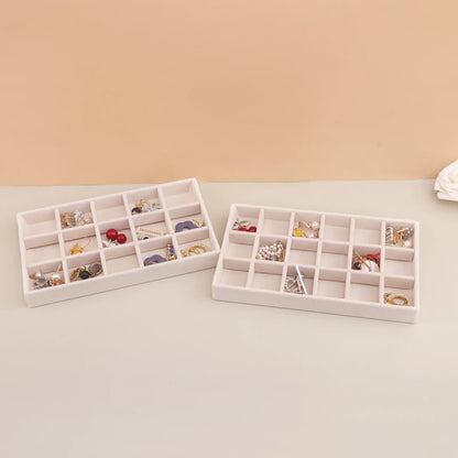 Velvet Jewelry Tray Storage Drawer