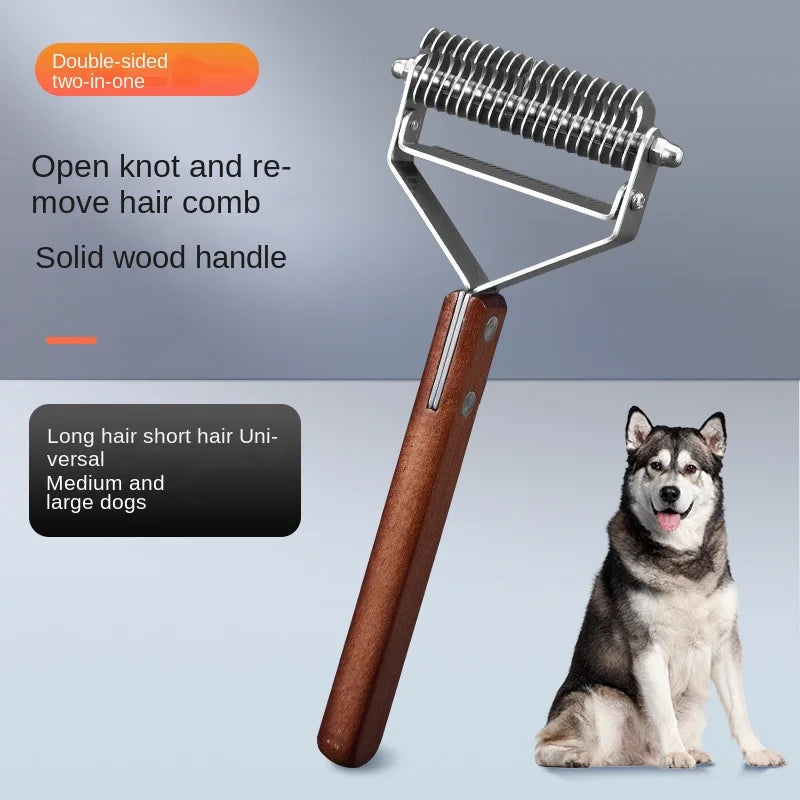 Self-Cleaning Pet Grooming Brush