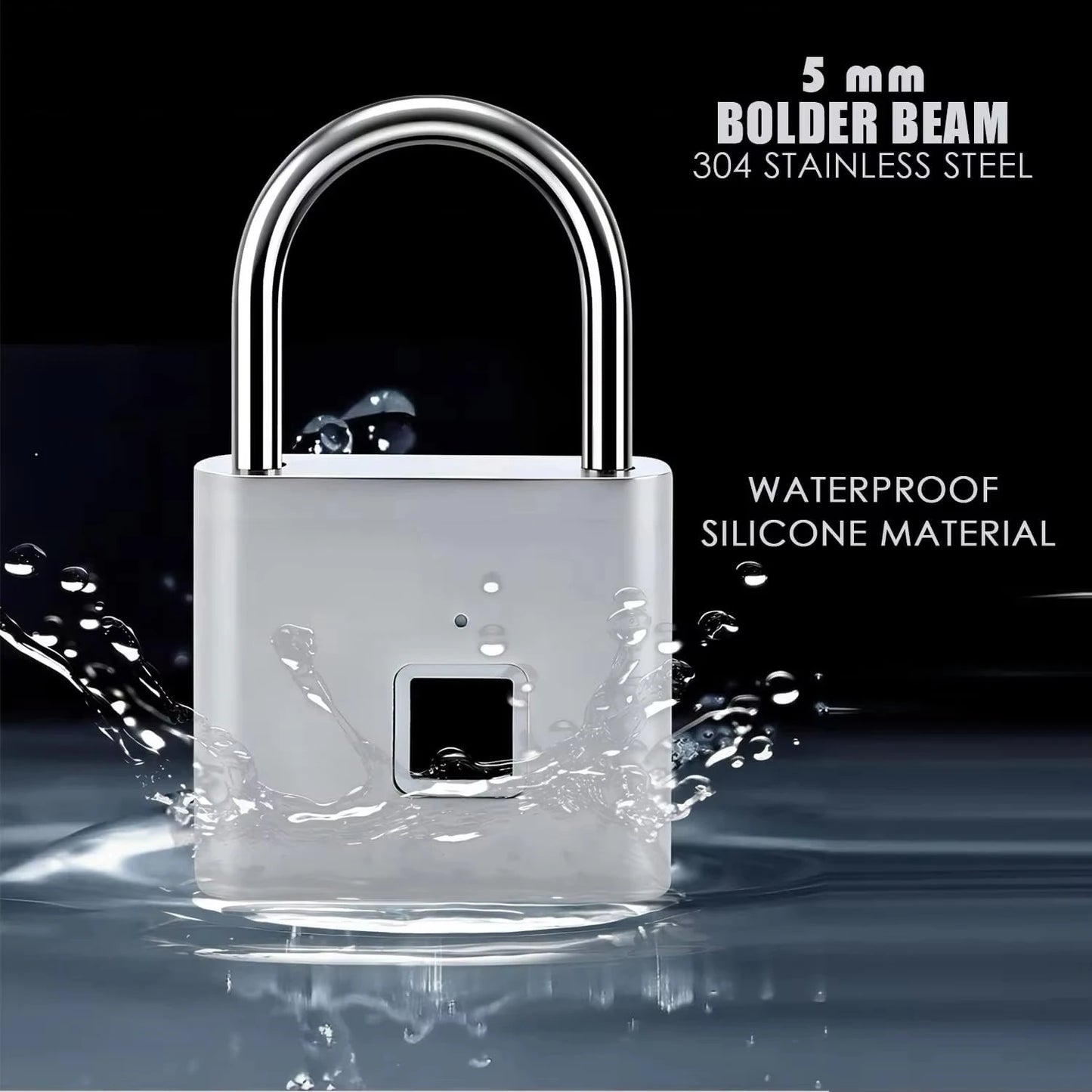 Rechargeable Fingerprint Padlock