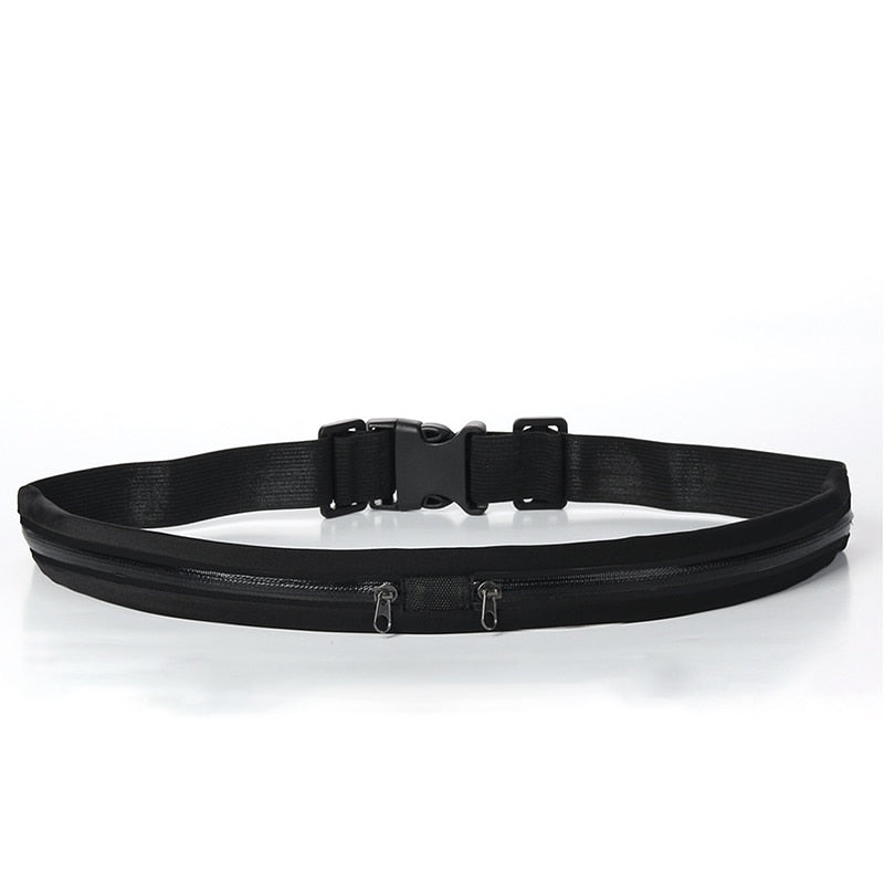 Waist Pack Double Pocket Waterproof Phone Belt - BestShop