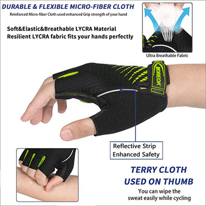 MOREOK Bike Gloves 5MM Liquid Gel Pad Bicycle Gloves Shockproof - BestShop