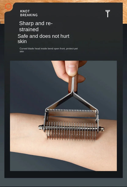 Self-Cleaning Pet Grooming Brush