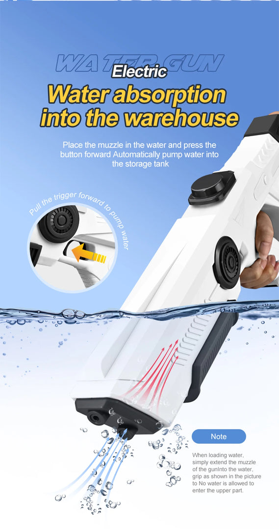Electric Automatic Water Storage Gun