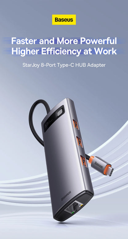 60Hz USB C Hub Type C to Ethernet Port