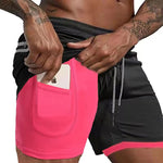 Load image into Gallery viewer, Men Running Shorts Summer Sportswear Double-deck Short Pant - BestShop
