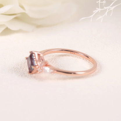18K Gold Alexandrite Ring