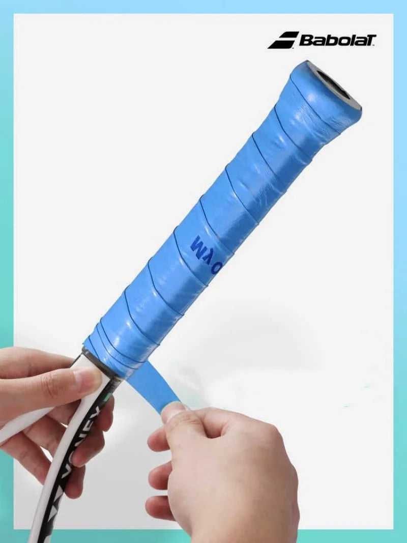 12PCS Babolat Tennis Racket Overgrip Sweat Band Absorption PU Badminton Racket Handle Grip Tennis Griptape Padel Racket Grip
