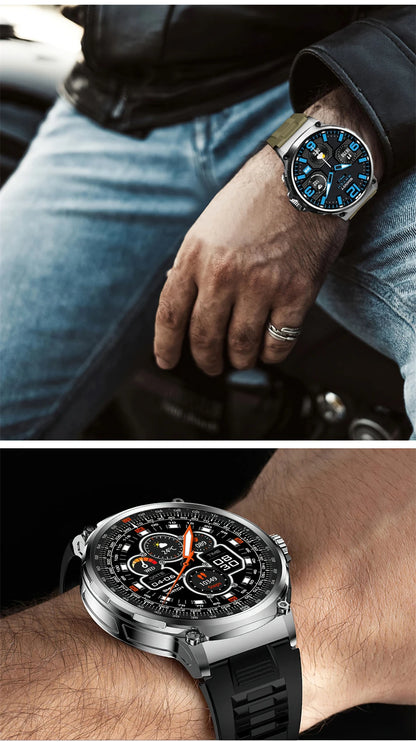 AMOLED Men GPS Track Smart Watch