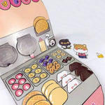 Load image into Gallery viewer, Paper Waffle Quiet Colorful Bread Cartoon Book

