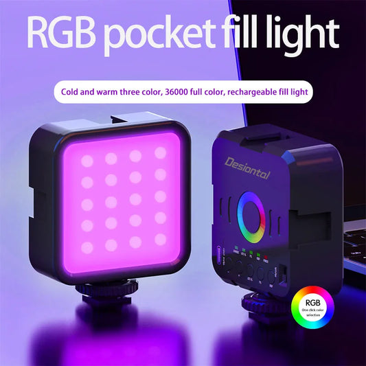 Mini RGB Hot Boot Live Photography LED