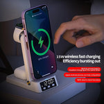 Load image into Gallery viewer, 15W 4 In 1 Wireless Charger Stand For iPhone Samsung Watch Airpods - BestShop