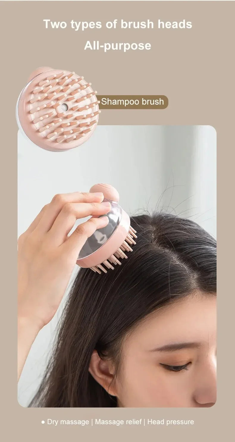 Dog Shower Brush with Shampoo Dispenser