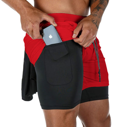 Camo Running Shorts Men Gym Sports Shorts - BestShop