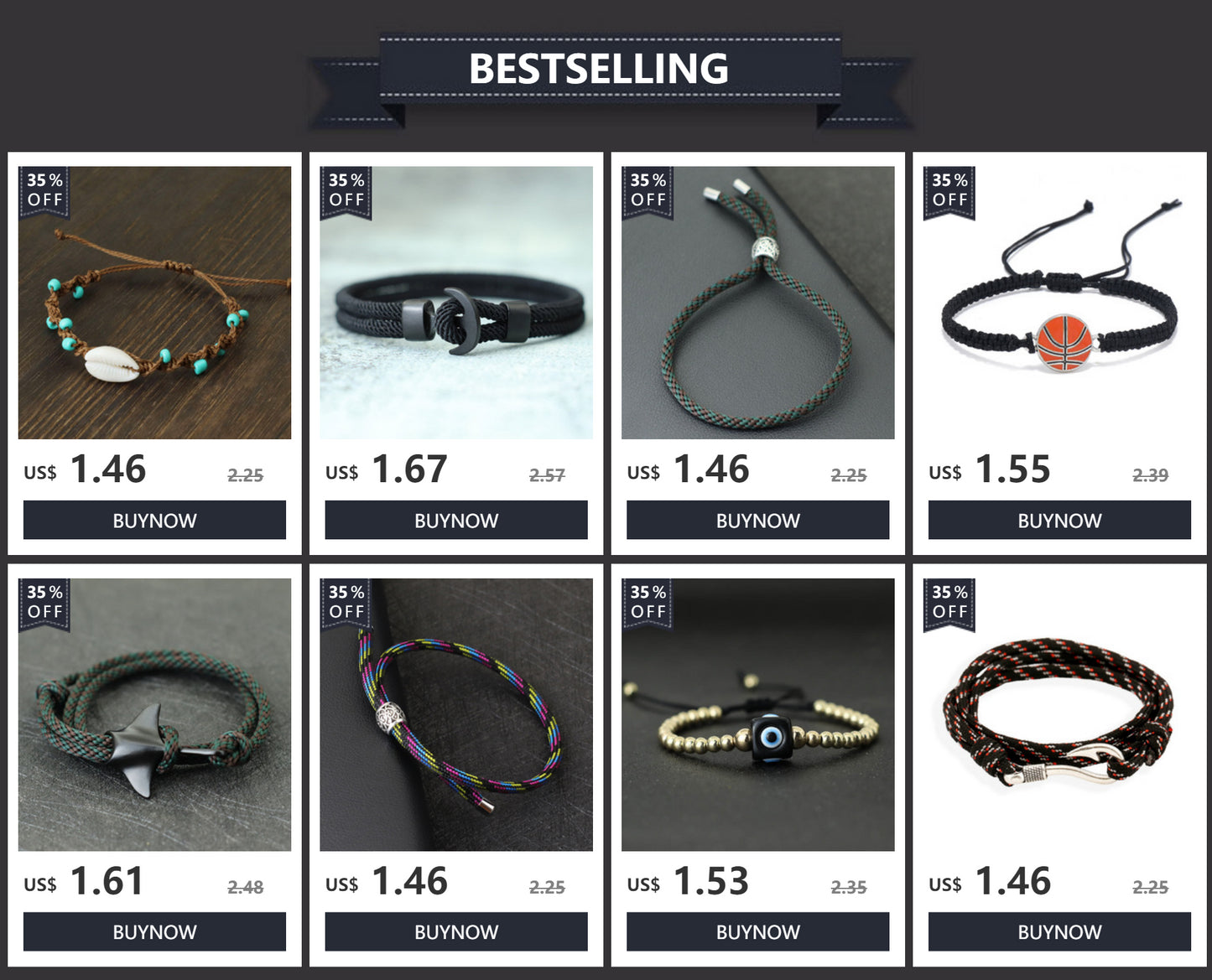 Bohemia Rope Bracelet Unisex