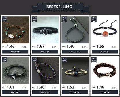 Bohemia Rope Bracelet Unisex