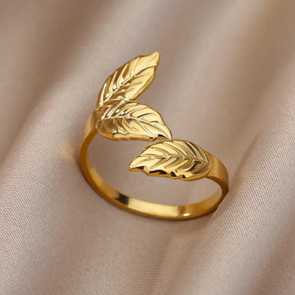 Gold Color Stainless Steel Rings
