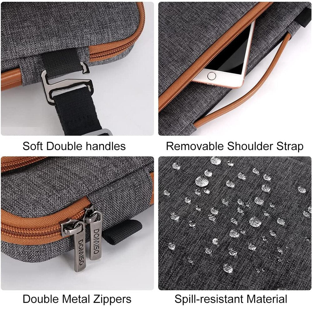 DOMISO Laptop Bag Cover Waterproof Shockproof Notebook Case - BestShop