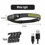 Load image into Gallery viewer, Rechargable Headlamp, Camping Accessories Gear, Waterproof Head Led Lights - BestShop
